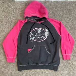 Y2K Snap On Womens heavy weight hoodie western wings mcbling
